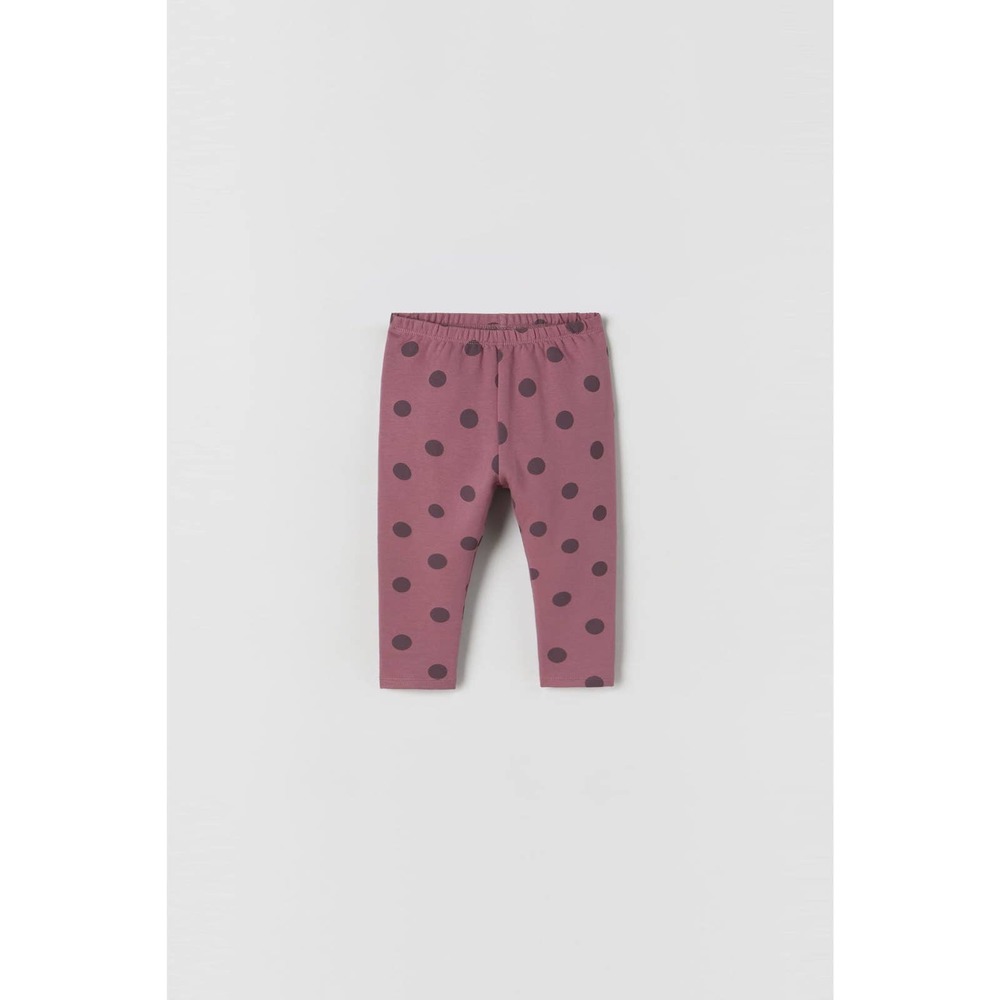 Zara 3/4Y Polka Dot Leggings